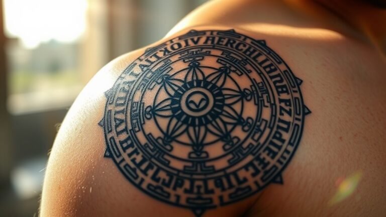 aztec calendar tattoo significance