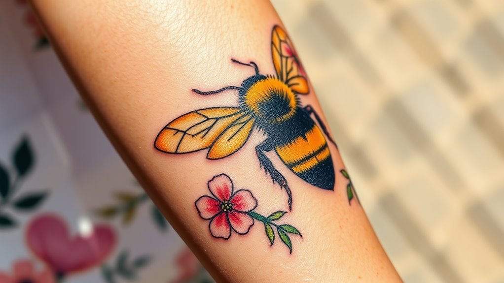 bumblebee tattoo symbolism explained