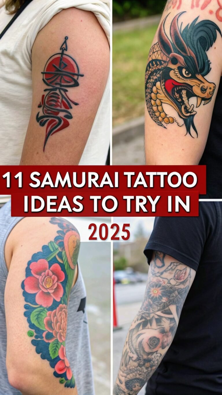 11 Samurai Tattoo Ideas to Try in 2025