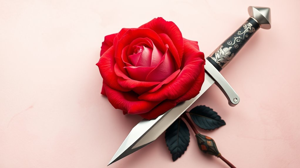 rose and dagger symbolism