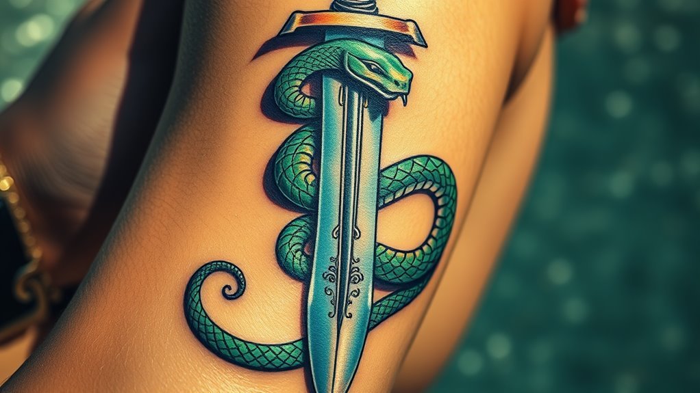 snake and sword symbolism