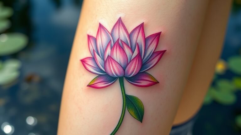 waterlily tattoo symbolism explained