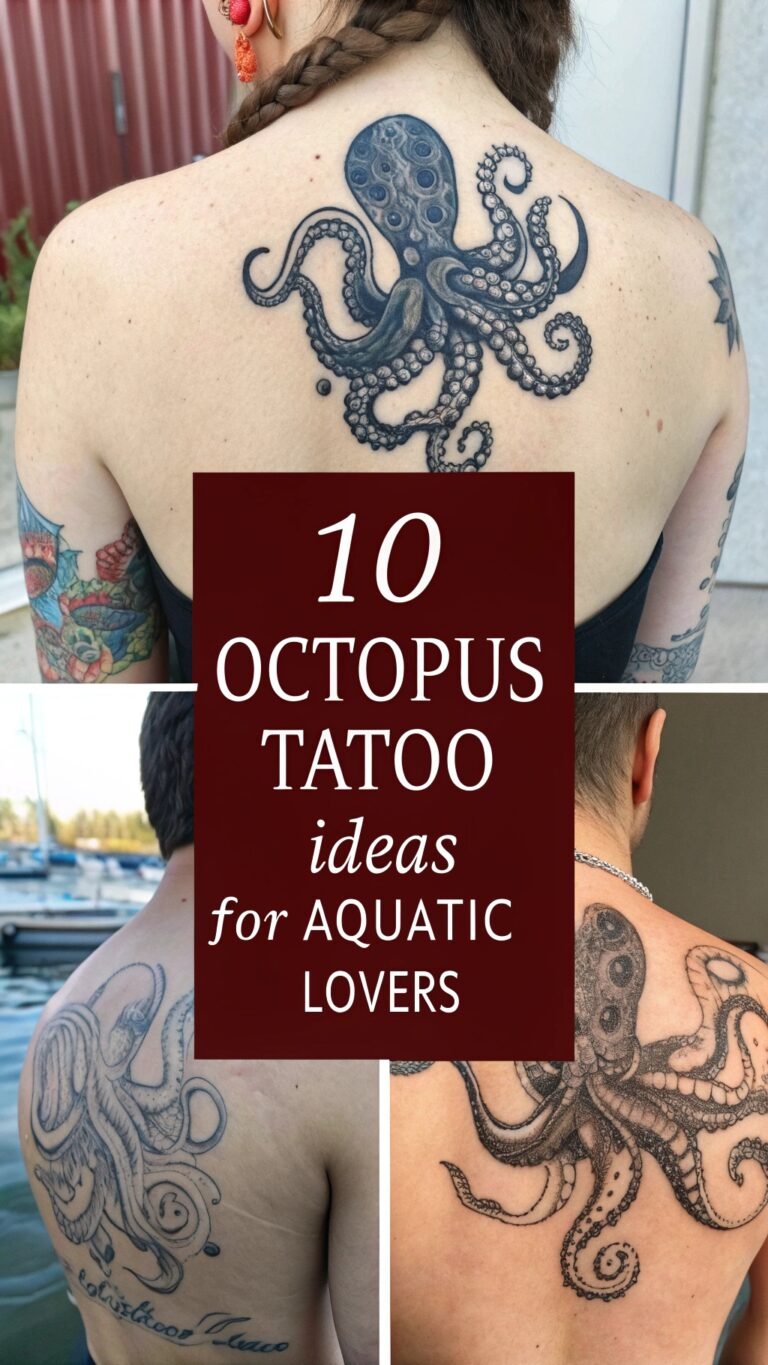 10 Octopus Tattoo Ideas for Aquatic Lovers in 2025